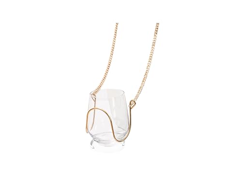 – (Silver, Gold or Bronze Chain Design The most unique, fashionable and functional product in beverage accessories - color: Gold