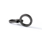 2pcsDouble Opening Snap Hooks,Push Gate Snap Hook Metal Swivel Lobster Claw Clasp Purse,Backpack,Bag Strap,Keyring,Phone case (Gun Black) - color: Gun Black