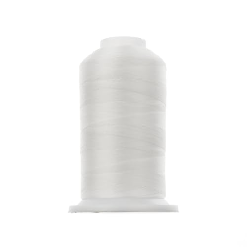 John Bead Good Thread 500m Spool White Bonded Nylon Thread | Beading Thread for Jewelry Making | Durable Nylon Thread for Craft Projects | Bead Weaving Thread | Bead Making Thread
