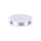 1 Roll 51.18 Feet(15.6m) 28 Gauge Round Copper Jewelry Bendable Wire Long-Lasting Plated Jewelry Wire Soft Artistic Wires Copper Metal Beading for Jewelry Making Crafts,Silver Color Plated - color: 28 Gauge,Silver Color Plated