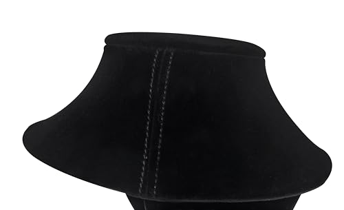 Polmart Modern Necklace Display Bust (Black Velvet, 11 ½”H) - color: Black Velvet, size: 11 ½” H