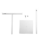 Polmart Countertop Adjustable Display Stand Stand for Purses/Handbags, Wreaths, Wigs, Hats and Crafts (T-Stand, Silver) - color: Silver