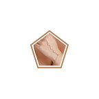 Gold Bracelets for Women Hand Chain Bracelet Stack Stainless Steel Non Tarnish Beach Jewelry Dainty Womens Bracelets Summer Essentials Trendy Handchain Link Bracelets for Women - color: Gold Chain with Zirconia