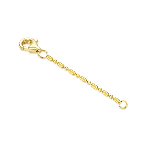 14k Gold Necklace & Bracelet Extender Chain, Adjustable Extension Chain for Necklace & Anklet - color: Style 18, size: 2inch