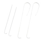 Fashionable Beading Needle Set of 4 Sturdy Jewelry Making Tools Accessory Portable for Craft Supplies Men and Women