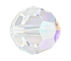 100pcs Adabele Austrian 4mm (0.16 Inch) Small Faceted Loose Round Crystal Beads Clear AB Compatible with 5000 Swarovski Crystals Preciosa SS2R-402 - color: Crystal Ab, size: 4mm Small (100pcs)
