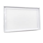 ZLY Jewelry Rings Display Tray Velvet 100 Slot Case Box Jewelry Storage Box (White) - color: White