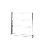 Coward Acrylic Earring Holder Stand, Tabletop Earring Jewelry Easel Display, Earring Jewelry Holder Organizer for Home Use or Store Selling Show (3layer)