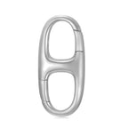 925 Sterling Silver Lobster Clasp for DIY Necklace Bracelet Jewelry Making, Double Spring Clasp with Closed Jump Rings, Necklace Extender Clasp Connector Bracelet Extension (Style 14) - style: Style 14