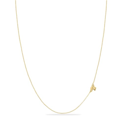 KEZEF 18K Gold over Silver Chain, Gold Chain Women, 1mm Cable Sterling Silver Chain Necklace for Women, Diamond-Cut Elegant, Thin, Sturdy, 16, 18, 20, 22, 24 Inches - color: 18k Gold, size: 16 Inch (Very Short)