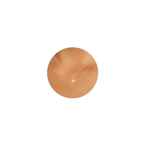 Tasiso Gold Pendant Necklace for Women 14K Gold Plated Coin CZ Pendant Necklace Adjustable Chain Disc Round Dainty Charm Necklace Trendy Jewelry Gift - style: SUN