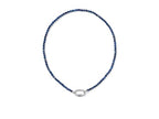 Kendra Scott, Women's, Emery Beaded Strand Necklace - color: Rhod Dark Blue Qrtz