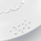 30 Pcs Crimp Beads for Jewelry Making - S925 Sterling Silver Crimping Beads, 2 mm Crimp Tube Beads for DIY Earrings Bracelet Necklace Jewelry Making and Crafting