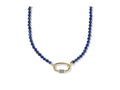 Kendra Scott, Women's, Emery Beaded Strand Necklace - color: Gold Blue Lapis