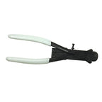 The Beadsmith Wire/Ring Bending Pliers, 7 inches (180mm), White PVC Grip, Spring Action Handle, Tool for Bending and Curving Wire, Rings, rods and Metal Strips