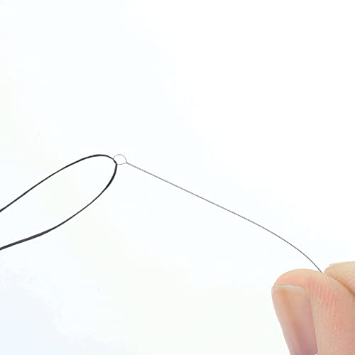 The Beadsmith Twisted Beading Needles - 2.5" (6.35 cm) Collapsible Eye Beading Needle, Fine (0.24 mm Diameter), Stainless Steel Flexible Wire for Stringing, Jewelry Making, Pack of 50 - style: Fine