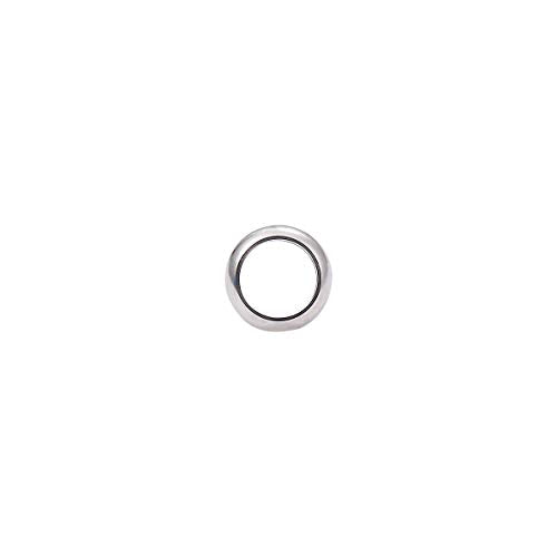 BEADIA Stainless Steel Spacer Beads 2.5x1mm Rondelle Loose Charm Caps Beads for DIY Jewelry Making 100pcs with 1.5mm Hole - color: 2.5x1mm 1.5mm