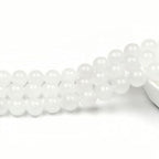 MJDCB Beads for Energy Bracelets Yoga Bracelet DIY Bracelet Natural Stone Beads White Jade 38 Pieces, 10mm - color: White Jade, size: 10mm