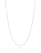 Miabella 925 Sterling Silver, 18K Gold Plated Italian 0.7mm Diamond Cut Round Snake Chain Necklace for Women Made in Italy - color: sterling silver