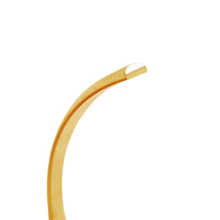10 Gauge, 14/20 Yellow Gold Filled Wire (Half Round) Half Hard 14K Gold Filled Made in USA - 1FT by CRAFT WIRE