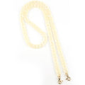 Aumey Clear White Black Brown Acrylic Chain Clutch Purse Strap Handles Bag Handbag Purse Replacement Chains 40 Inches - color: Yellow