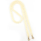 Aumey Clear White Black Brown Acrylic Chain Clutch Purse Strap Handles Bag Handbag Purse Replacement Chains 40 Inches - color: Yellow