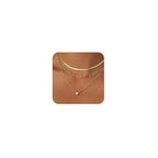 Coshilta Layered Gold Necklaces for Women, 14K Plated Gold Sterling Silver Plated Dainty Pendant Necklace Set with Cubic Zirconia,Stackable Chain Choker,Trendy Personalized Jewelry Gift Non Tarnish - style: C-N0545-CZ