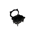 Gothic Jewelry Box With Mirror Decorative Black Rose Flower Jewelry Case, Small Jewelry Organizer for Earrings Rings Necklaces Bracelets, 6.3 Inch Retro Multifunctional Storage Box Make Up Organizer