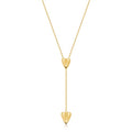 Gold Silver Necklace for Women Y Chain Adjustable Gold Long Necklaces Fashion Dainty Jewelry - color: gold H