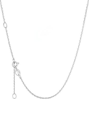 ChicSilver 1.1mm/ 1.5mm 925 Sterling Silver Chains for Women Dainty Thin Silver Necklace Chain for Women - 16/18/20/22/24 Inch - color: 1.5mm Width - Silver, size: 22 Inches Length