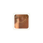 Tewiky Layered Necklaces for Women Non Tarnish- Chunky 14k Gold Plated Herringbone/Snake/Rope/Box/Cuban Link Chain for Women Waterproof Layering Stack Choker Necklace Trendy Dainty Tarnish Free Jewelry Set - color: 3 Necklace Set Gold