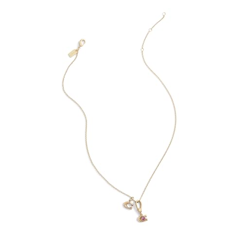 COACH Women's Collectible Signature Jewelry Charm - color: C Stone Pink/Gold