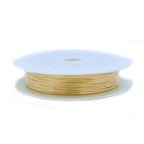 20 Gauge, 14/20 Yellow Gold Filled Wire (Half Round) Half Hard 14K Gold Filled Made in USA - 25FT by CRAFT WIRE - size: 20 Gauge, style: 25 Feet