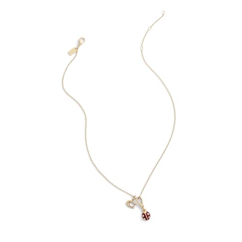 COACH Women's Collectible Signature Jewelry Charm - color: Ladybug Red/Gold