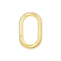 14K Gold Jewelry Clasp Necklace Extender Clasp Bracelet Extension Connector for DIY Necklace Bracelet Anklet Jewelry Making (Style 3) - size: Style 3-Yellow
