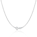 Jewlpire 925 Sterling Silver Chain Necklace Chain for Women 1.1mm Cable Chains Necklace Upgraded Spring-Ring Clasp - Thin & Sturdy Women's Chains Necklaces 14 16 18 20 22 24 Inch - color: 925 Sterling Silver, size: 14 Inch