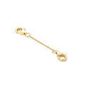 14k Gold Necklace & Bracelet Extender Chain, Adjustable Extension Chain for Necklace & Anklet - color: Style 2-Yellow Gold, size: 3inch