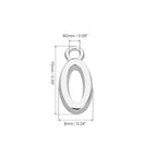 PATIKIL Letter Charm, 50pcs Alphabet Initial Pendant Charm Bulk DIY for Jewelry Making Bracelets Earrings Necklace - style: O