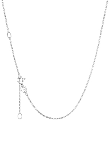 ChicSilver 1.1mm/ 1.5mm 925 Sterling Silver Chains for Women Dainty Thin Silver Necklace Chain for Women - 16/18/20/22/24 Inch - color: 1.1mm Width - Silver, size: 16 Inches Length