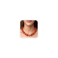 Chunky Necklaces for Women, Trendy Colorful Square Acrylic Resin Beads Statement Choker Necklace, Lightweight Boho Summer Beach Vacation Jewelry - color: Sunstone color