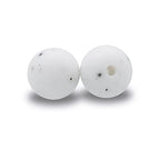 DIYOMR 100Pcs Silicone Beads - 15mm Round Beads for Necklace, Bracelet, Pens & Keychain Making (Gravel) - color: Gravel, size: 15mm