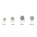 BEADIA Faceted Natural Spectrolite Stone Round Beads 6mm 36cm/Strand for Jewelry Making - color: Spectrolite, size: 6mm