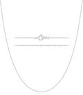 Gacimy 925 Sterling Silver Chain for Women, 1mm 1.3mm 1.5mm 1.8mm Cable Chain Necklaces - size: 20 Inches, style: c.1.5mm Silver