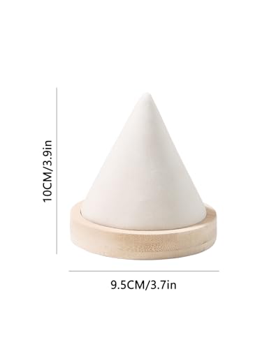 Single Bracelet Holder,Jewelry Displays for Selling Photograph,Bamboo Base Bangle Stand (Beige) - color: Beige