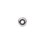 BEADIA Stainless Steel Spacer Beads 8x4mm Rondelle Loose Charm Caps Beads for DIY Jewelry Making 50pcs with 2.5mm Hole - color: 8x4mm 2.5mm