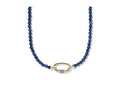 Kendra Scott, Women's, Emery Beaded Strand Necklace - color: Gold Dark Blue Qrtz