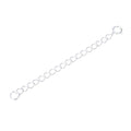 1pc Adabele Authentic 925 Sterling Silver Chain Extender with Clasp Removable Adjustable 3 inch Cable Chain Extension for Necklace Bracelet Anklet Jewelry Making SS274-3 - color: Silver, size: 3 Inch - 1pc