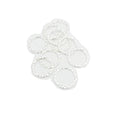 FS Brand Hammered Linking Ring-10Pcs. (Silver) - color: Silver