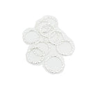 FS Brand Hammered Linking Ring-10Pcs. (Silver) - color: Silver