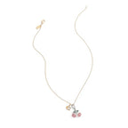 COACH Women's Collectible Signature Jewelry Charm - color: Cherry Pink/Rhodium